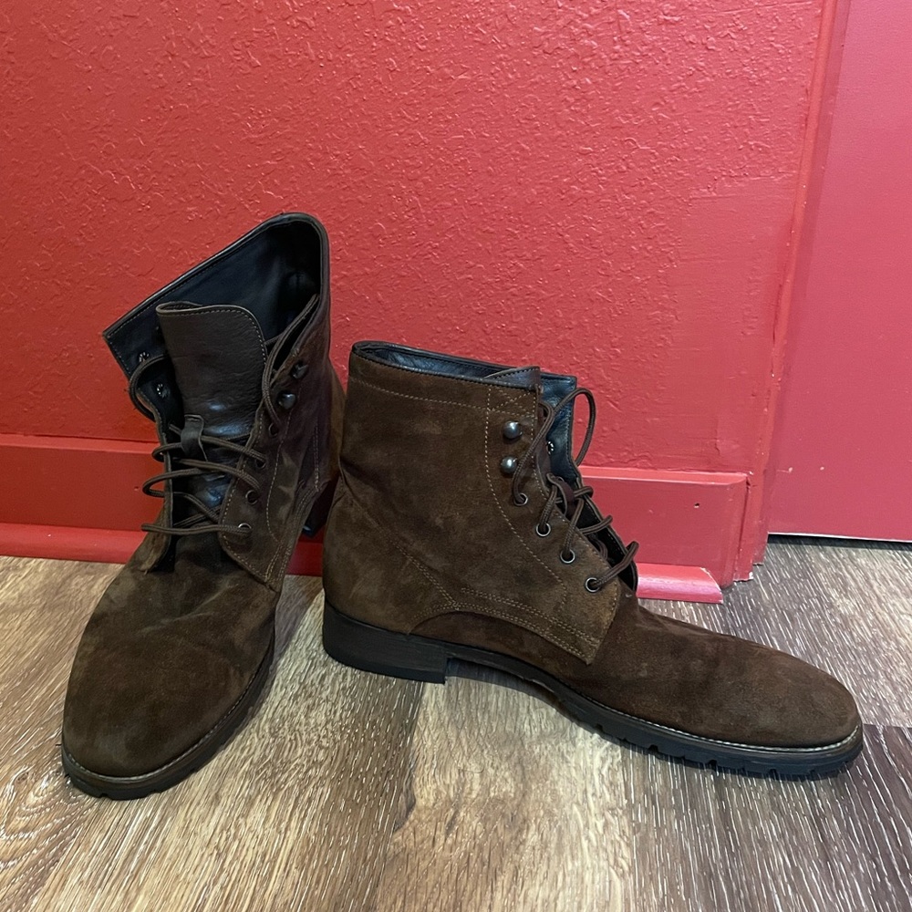 To Boot Suede Lace Up Boots